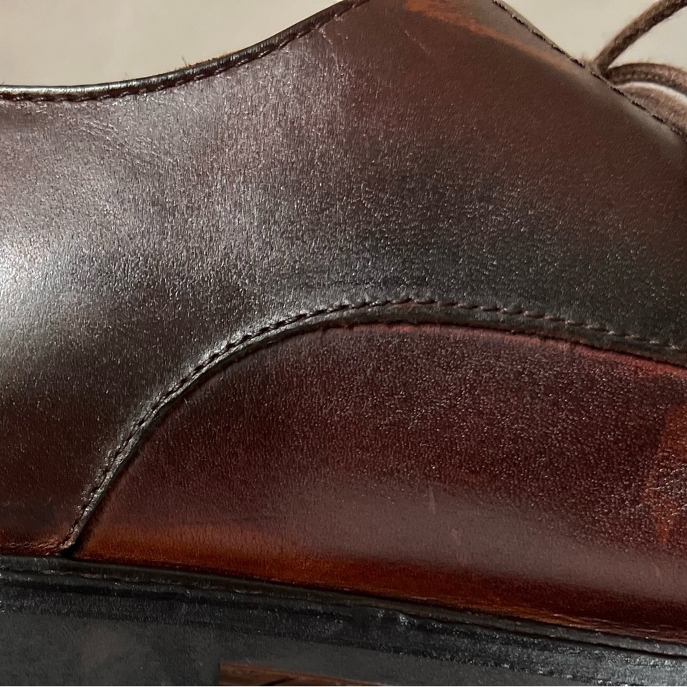 J Murphy by Johnston&Murphy Brown Leather Size 12M Lace Up Shoes - Picture 14 of 16